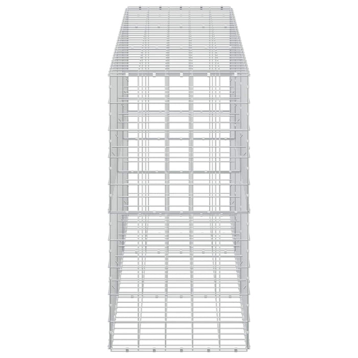 Gabion cu fir de 5 mm și plasă de 10x10 cm 300x50x100 cm WALTI