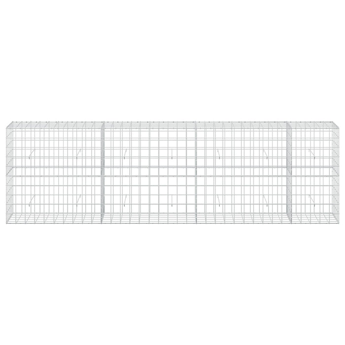 Gabion cu fir de 5 mm și plasă de 10x10 cm 350x50x100 cm WALTI