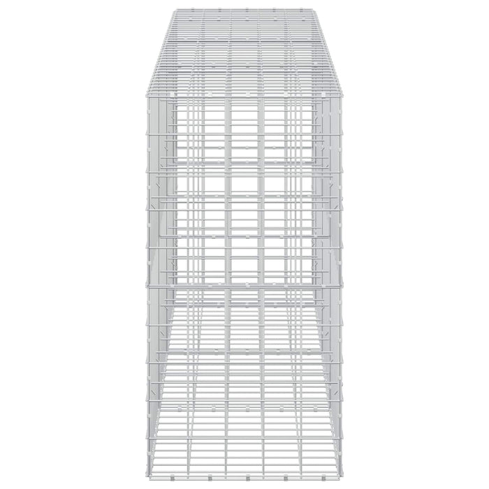 Gabion cu fir de 5 mm și plasă de 10x10 cm 350x50x100 cm WALTI