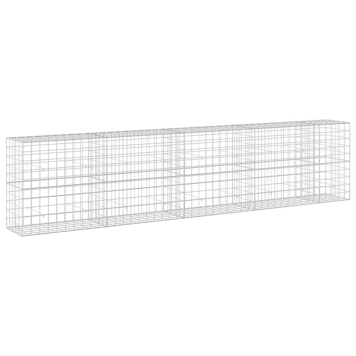 Gabion cu fir de 5 mm și plasă de 10x10 cm 450x50x100 cm WALTI