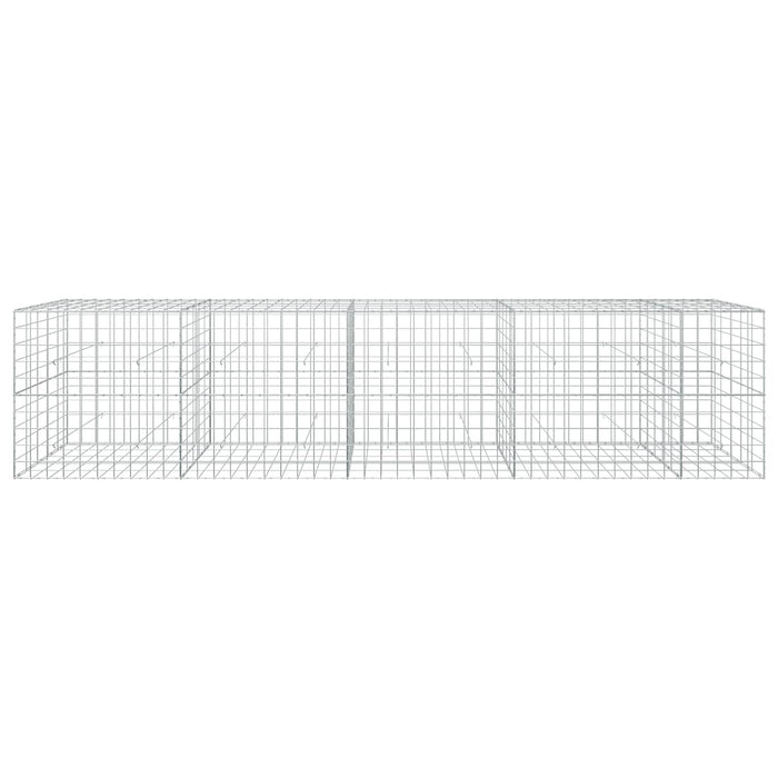 Gabion cu fir de 5 mm și plasă de 10x10 cm 450x50x100 cm WALTI