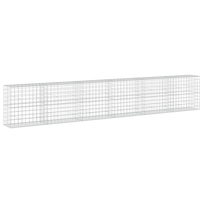 Gabion cu fir de 5 mm și plasă de 10x10 cm 600x50x100 cm WALTI