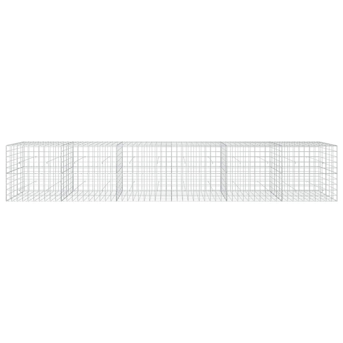 Gabion cu fir de 5 mm și plasă de 10x10 cm 600x50x100 cm WALTI