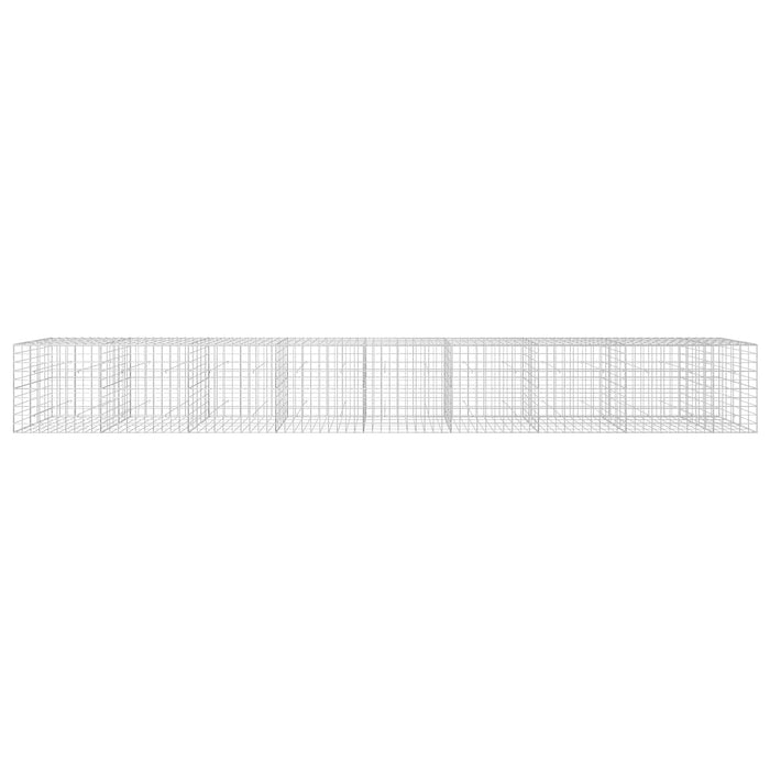 Gabion cu fir de 5 mm și plasă de 10x10 cm 850x50x100 cm WALTI