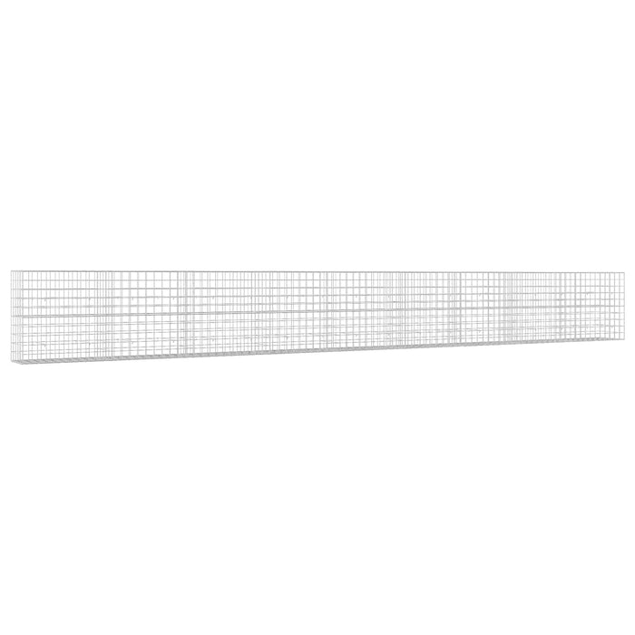 Gabion cu fir de 5 mm și plasă de 10x10 cm 900x50x100 cm WALTI