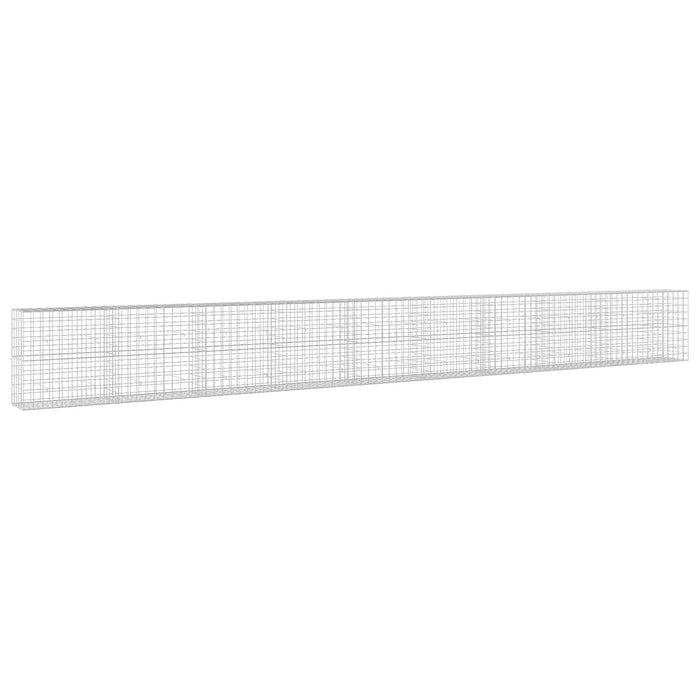 Gabion cu fir de 5 mm și plasă de 10x10 cm 950x50x100 cm WALTI