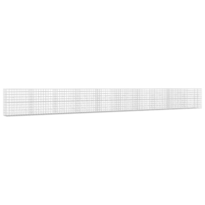 Gabion cu fir de 5 mm și plasă de 10x10 cm 1000x50x100 cm WALTI