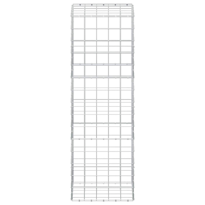 Gabion cu fir de 5 mm și plasă de 10x10 cm 50x50x150 cm WALTI