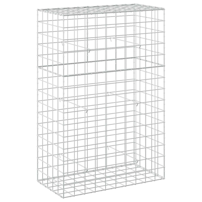 Gabion cu fir de 5 mm și plasă de 10x10 cm 100x50x150 cm WALTI