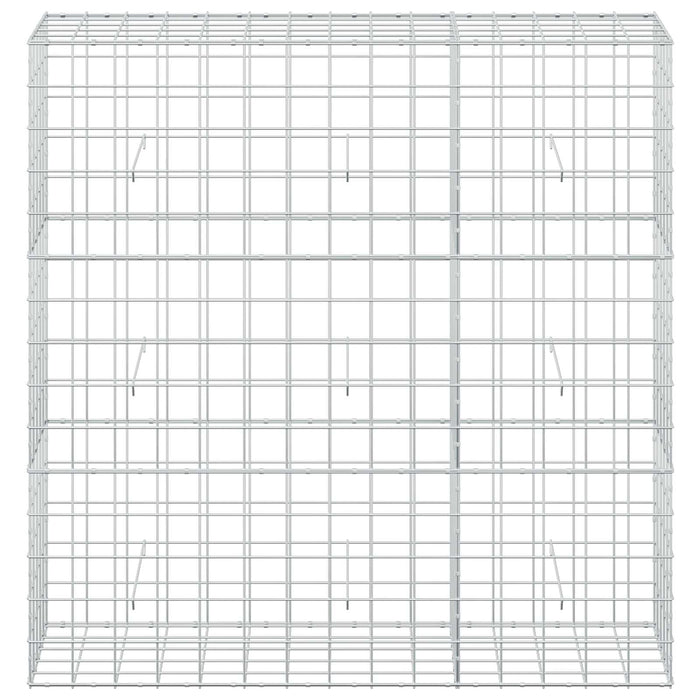 Gabion cu fir de 5 mm și plasă de 10x10 cm 150x50x150 cm WALTI