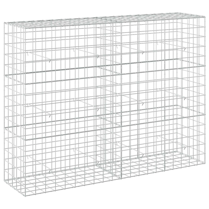 Gabion cu fir de 5 mm și plasă de 10x10 cm 200x50x150 cm WALTI