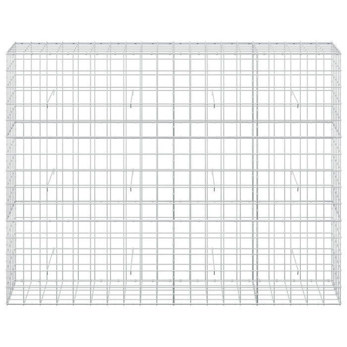 Gabion cu fir de 5 mm și plasă de 10x10 cm 200x50x150 cm WALTI