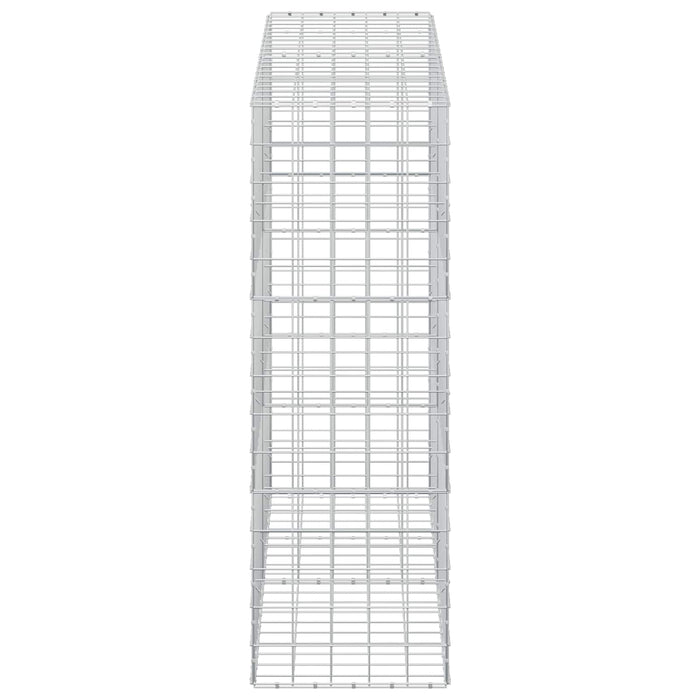 Gabion cu fir de 5 mm și plasă de 10x10 cm 200x50x150 cm WALTI