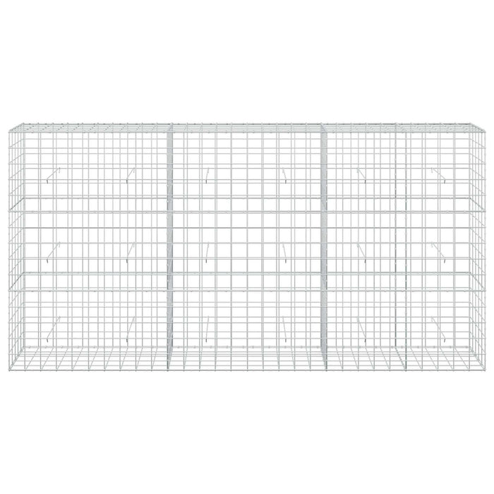 Gabion cu fir de 5 mm și plasă de 10x10 cm 300x50x150 cm WALTI