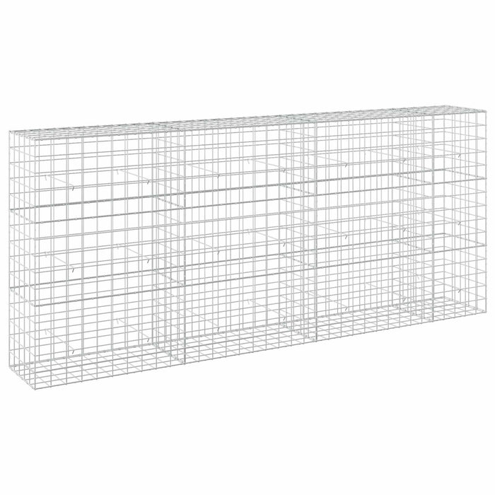 Gabion cu fir de 5 mm și plasă de 10x10 cm 350x50x150 cm WALTI