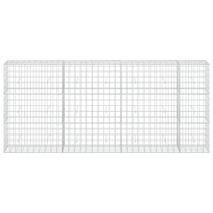 Gabion cu fir de 5 mm și plasă de 10x10 cm 350x50x150 cm WALTI