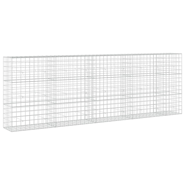 Gabion cu fir de 5 mm și plasă de 10x10 cm 450x50x150 cm WALTI