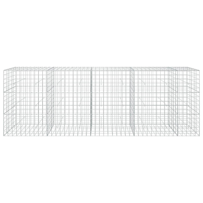 Gabion cu fir de 5 mm și plasă de 10x10 cm 450x50x150 cm WALTI