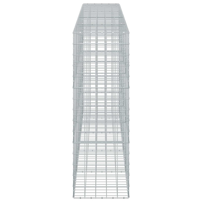 Gabion cu fir de 5 mm și plasă de 10x10 cm 450x50x150 cm WALTI