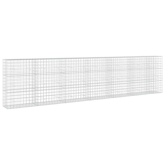 Gabion cu fir de 5 mm și plasă de 10x10 cm 650x50x150 cm WALTI