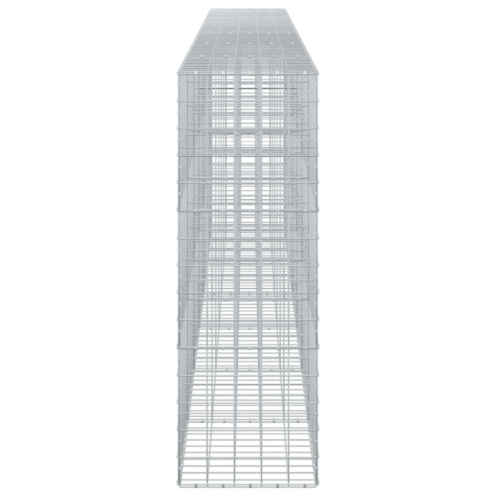 Gabion cu fir de 5 mm și plasă de 10x10 cm 650x50x150 cm WALTI