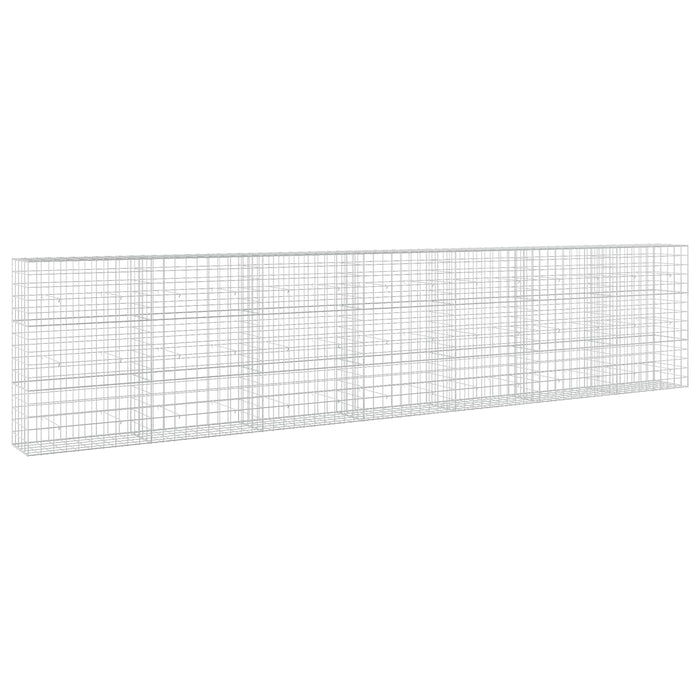 Gabion cu fir de 5 mm și plasă de 10x10 cm 700x50x150 cm WALTI