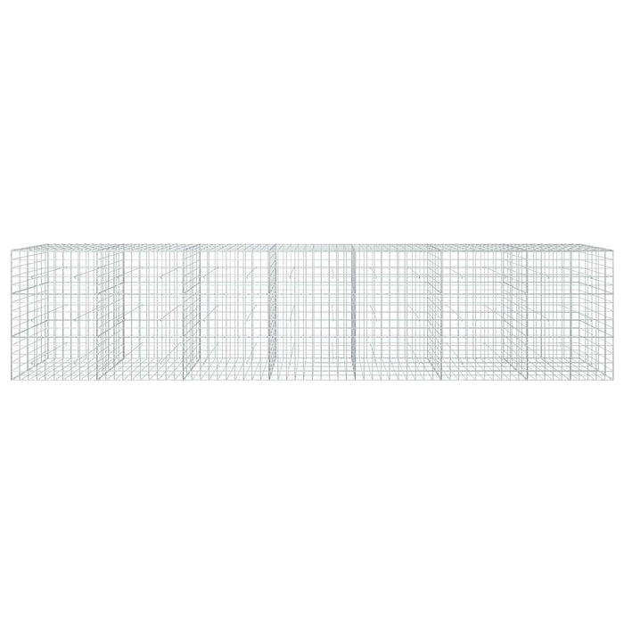 Gabion cu fir de 5 mm și plasă de 10x10 cm 700x50x150 cm WALTI