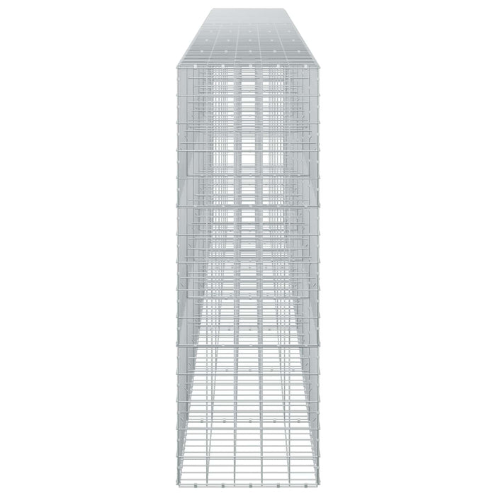 Gabion cu fir de 5 mm și plasă de 10x10 cm 700x50x150 cm WALTI