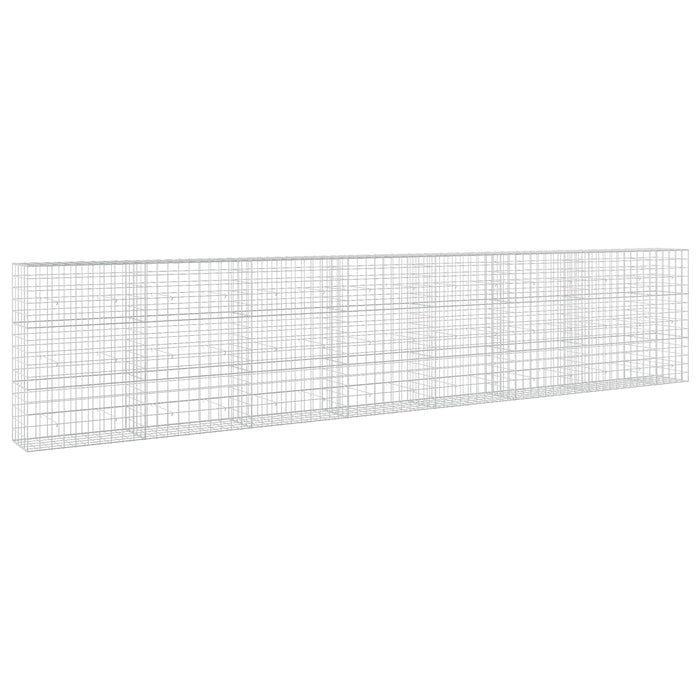 Gabion cu fir de 5 mm și plasă de 10x10 cm 750x50x150 cm WALTI