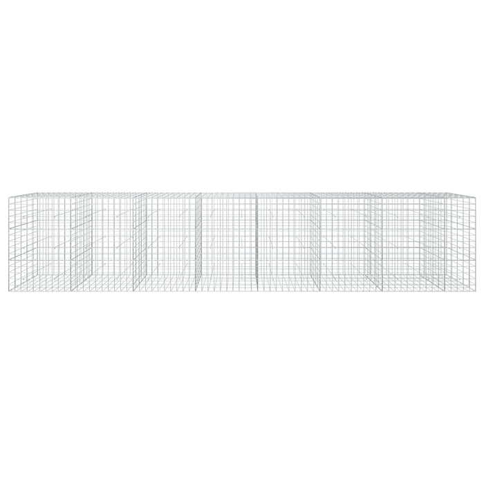 Gabion cu fir de 5 mm și plasă de 10x10 cm 750x50x150 cm WALTI