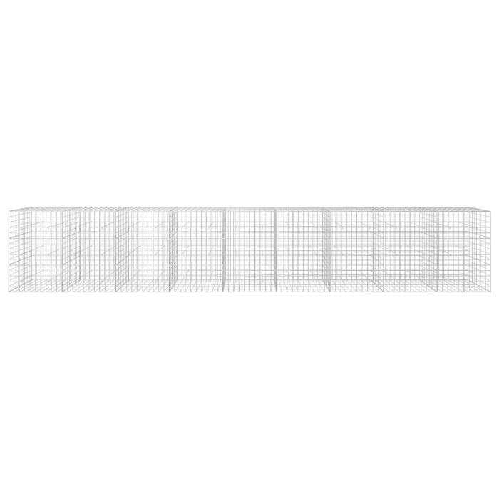 Gabion cu fir de 5 mm și plasă de 10x10 cm 900x50x150 cm WALTI