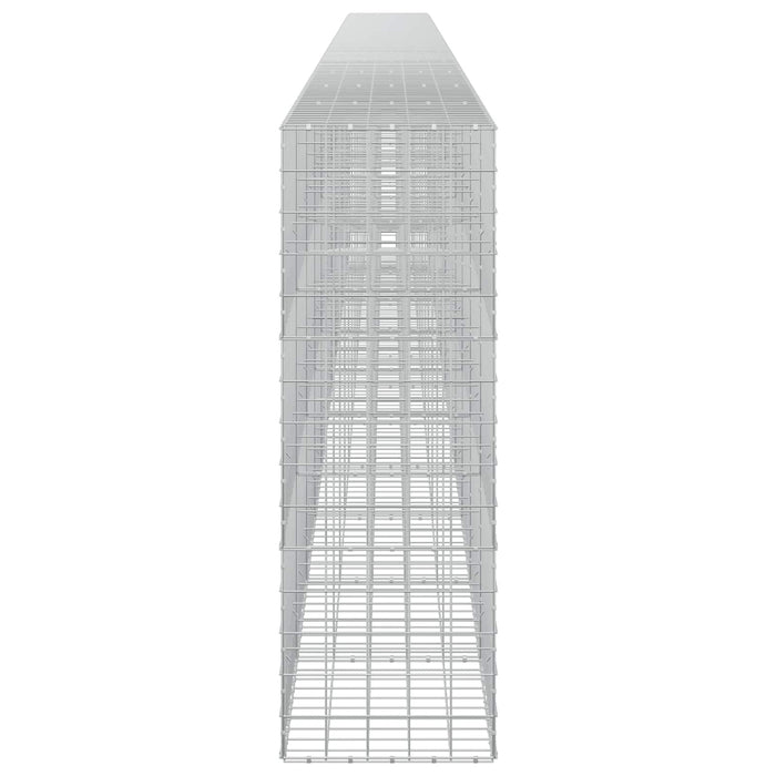 Gabion cu fir de 5 mm și plasă de 10x10 cm 1200x50x150 cm WALTI