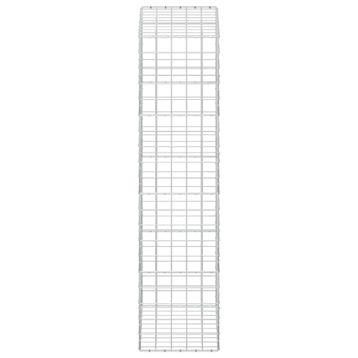Gabion cu fir de 5 mm și plasă de 10x10 cm 100x50x200 cm WALTI