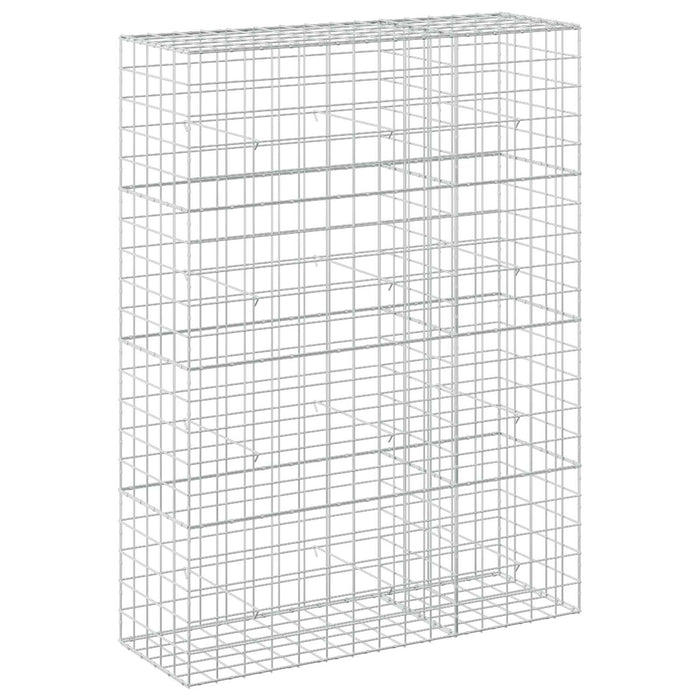 Gabion cu fir de 5 mm și plasă de 10x10 cm 150x50x200 cm WALTI