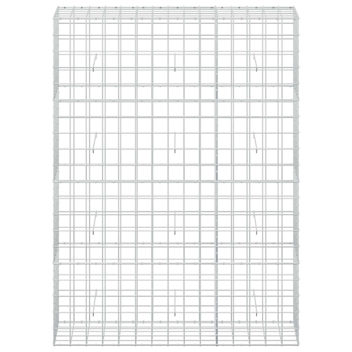 Gabion cu fir de 5 mm și plasă de 10x10 cm 150x50x200 cm WALTI