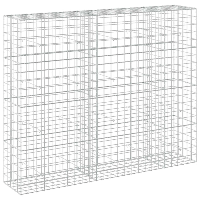 Gabion cu fir de 5 mm și plasă de 10x10 cm 250x50x200 cm WALTI