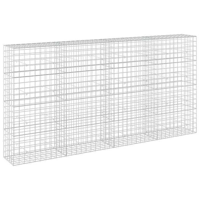 Gabion cu fir de 5 mm și plasă de 10x10 cm 400x50x200 cm WALTI