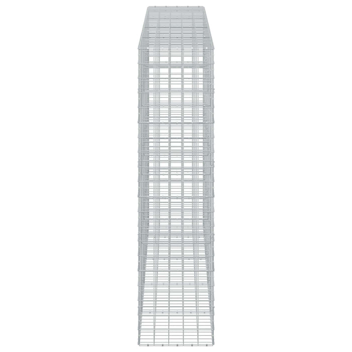 Gabion cu fir de 5 mm și plasă de 10x10 cm 450x50x200 cm WALTI