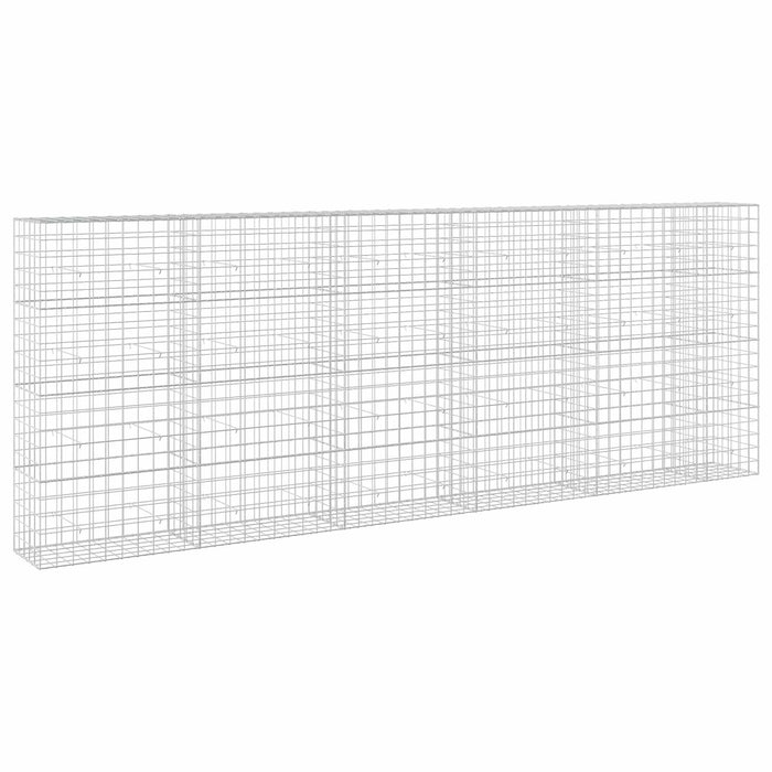 Gabion cu fir de 5 mm și plasă de 10x10 cm 550x50x200 cm WALTI