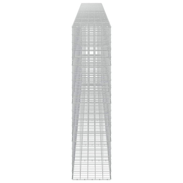 Gabion cu fir de 5 mm și plasă de 10x10 cm 900x50x200 cm WALTI