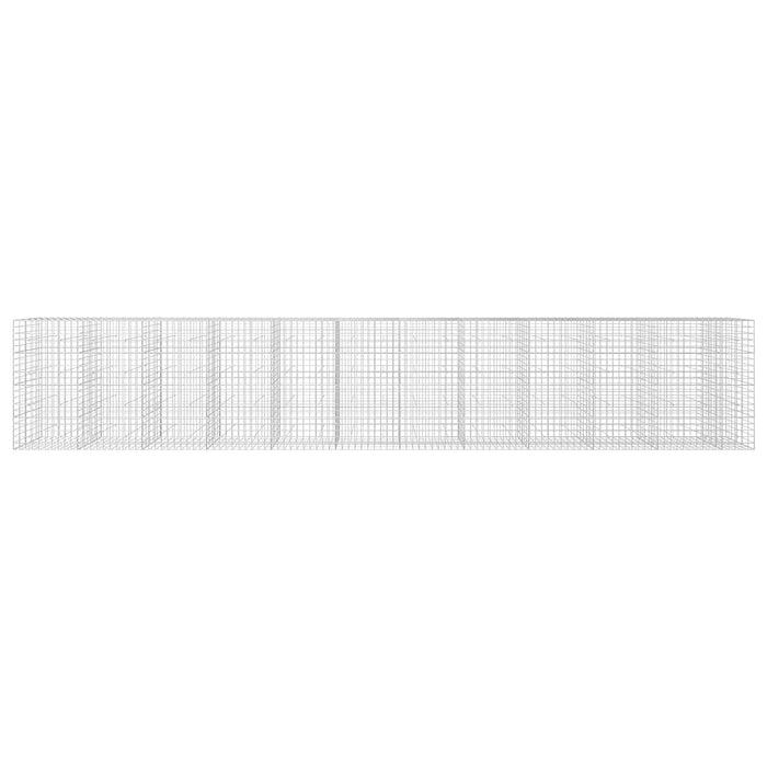 Gabion cu fir de 5 mm și plasă de 10x10 cm 1150x50x200 cm WALTI