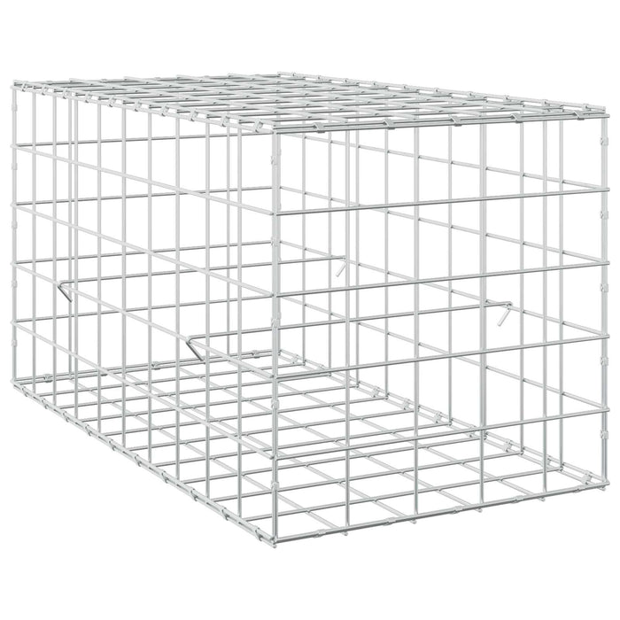 Gabion cu fir de 5 mm și plasă de 10x10 cm 50x100x50 cm WALTI