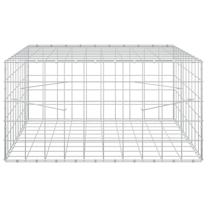 Gabion cu fir de 5 mm și plasă de 10x10 cm 100x100x50 cm WALTI
