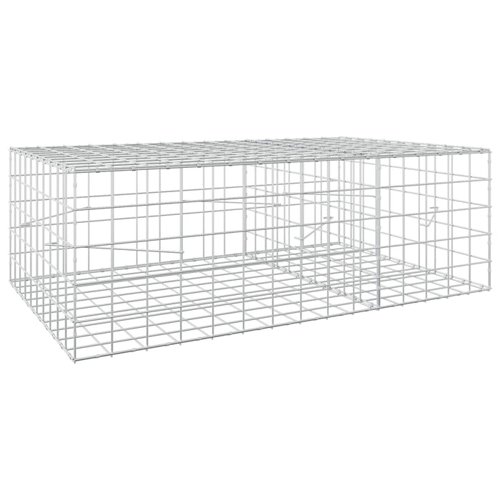Gabion cu fir de 5 mm și plasă de 10x10 cm 150x100x50 cm WALTI