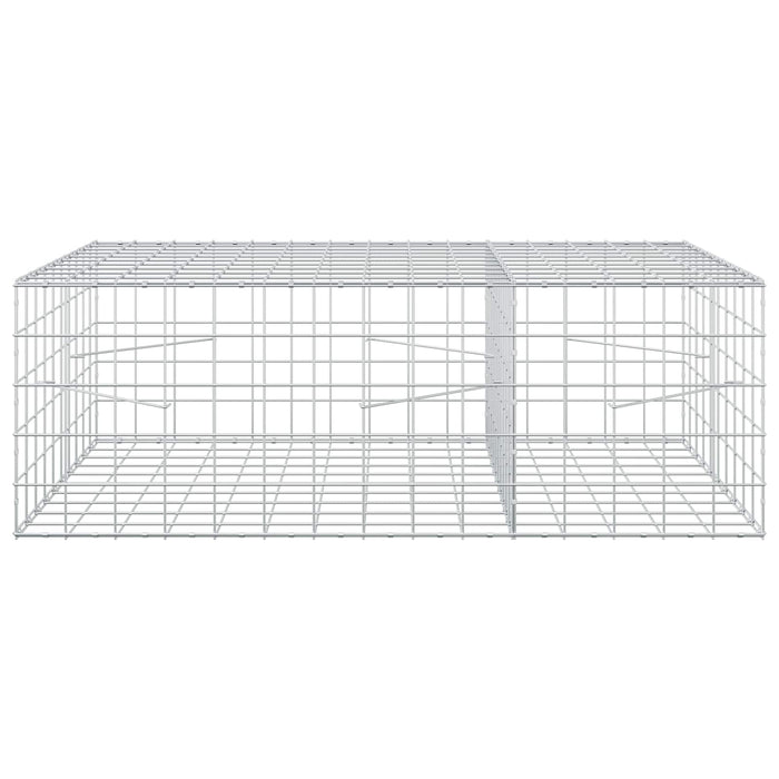 Gabion cu fir de 5 mm și plasă de 10x10 cm 150x100x50 cm WALTI