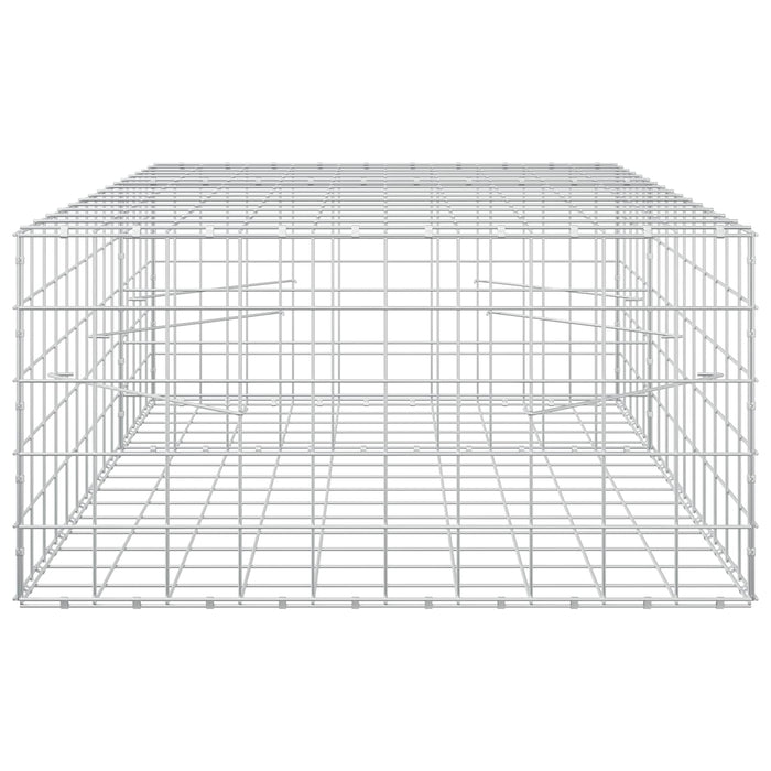 Gabion cu fir de 5 mm și plasă de 10x10 cm 150x100x50 cm WALTI