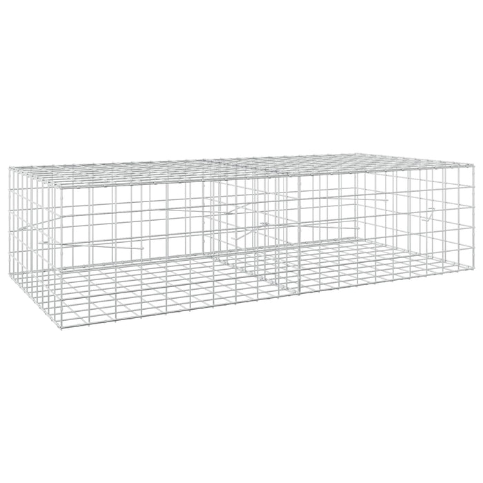 Gabion cu fir de 5 mm și plasă de 10x10 cm 200x100x50 cm WALTI
