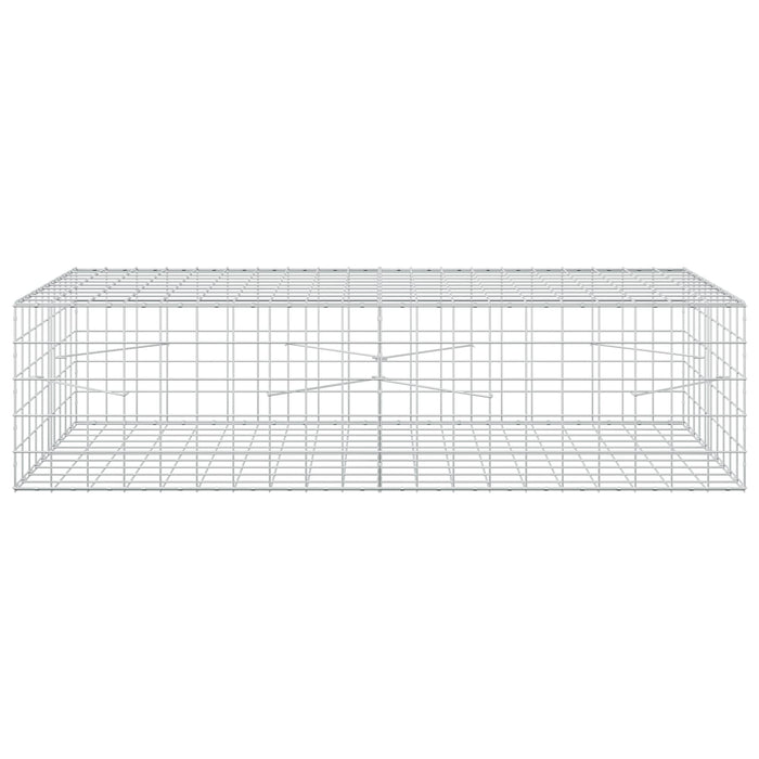Gabion cu fir de 5 mm și plasă de 10x10 cm 200x100x50 cm WALTI