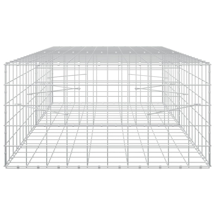 Gabion cu fir de 5 mm și plasă de 10x10 cm 200x100x50 cm WALTI