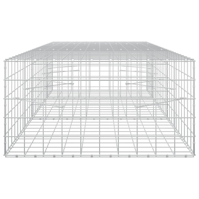 Gabion cu fir de 5 mm și plasă de 10x10 cm 250x100x50 cm WALTI